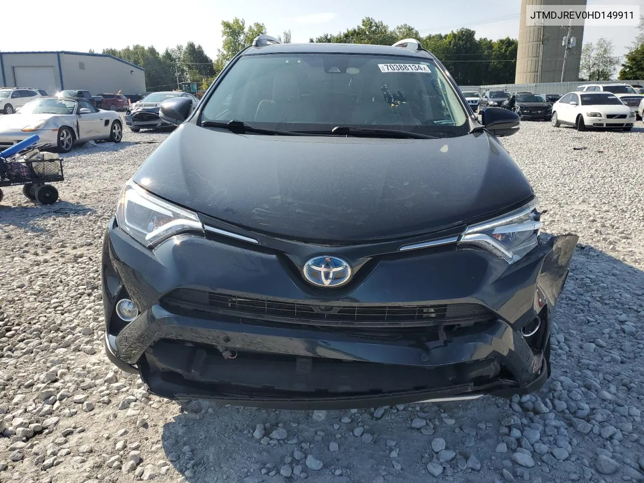 2017 Toyota Rav4 Hv Limited VIN: JTMDJREV0HD149911 Lot: 70388134