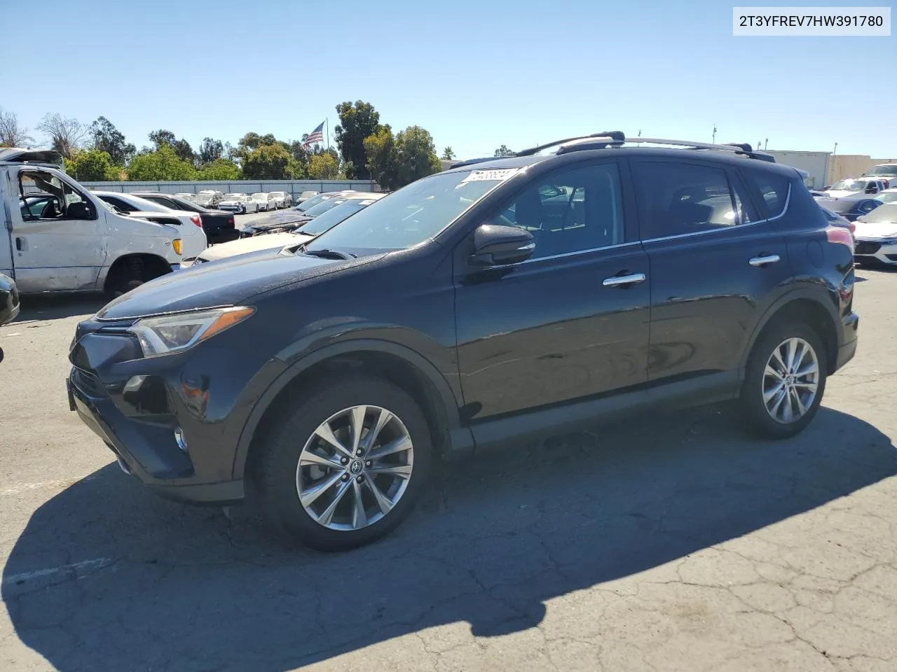 2017 Toyota Rav4 Limited VIN: 2T3YFREV7HW391780 Lot: 70433624