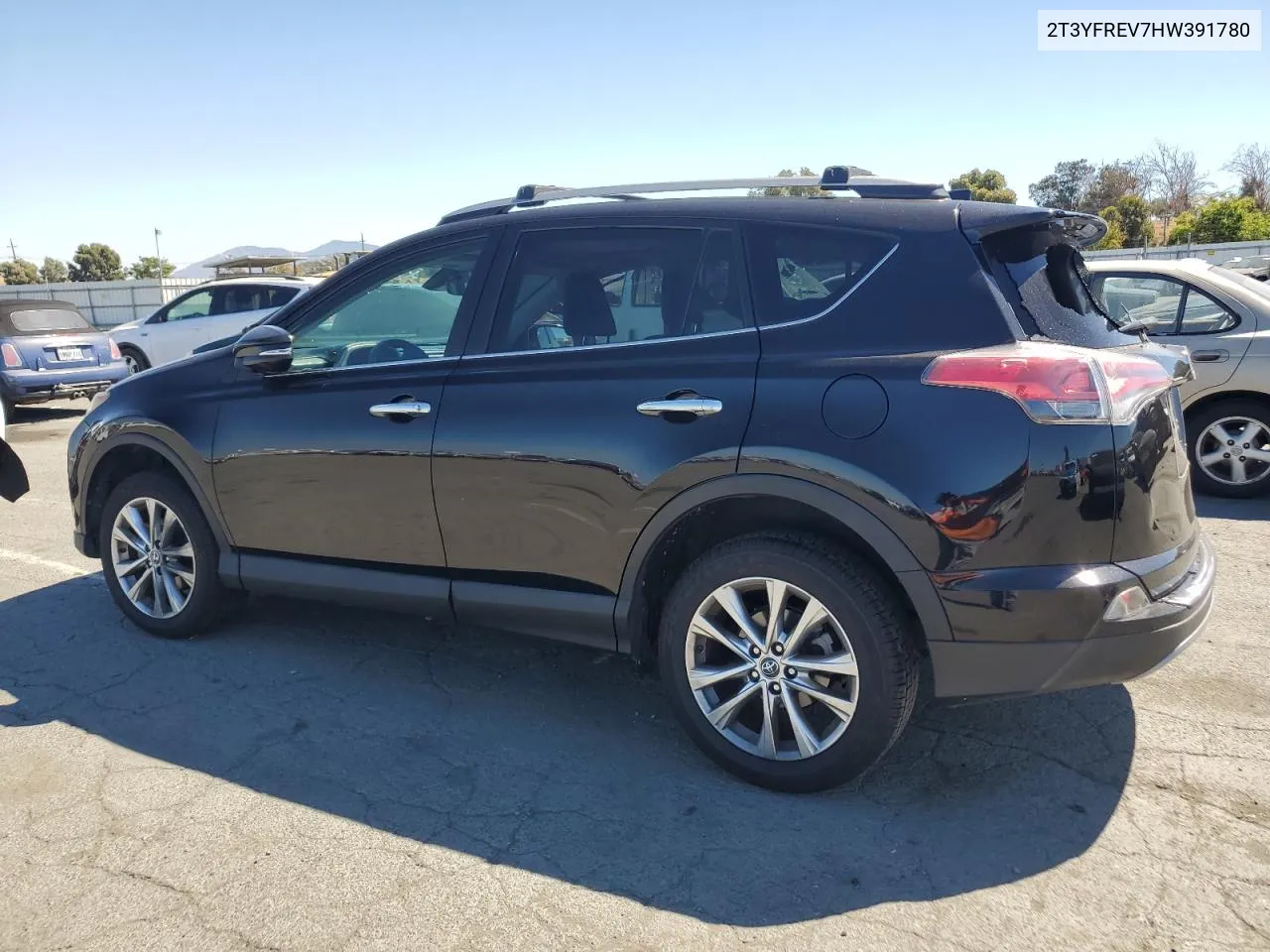 2017 Toyota Rav4 Limited VIN: 2T3YFREV7HW391780 Lot: 70433624