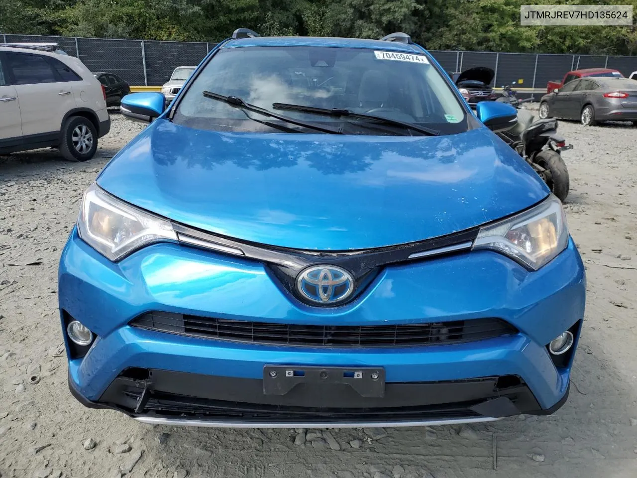 2017 Toyota Rav4 Hv Le VIN: JTMRJREV7HD135624 Lot: 70459474