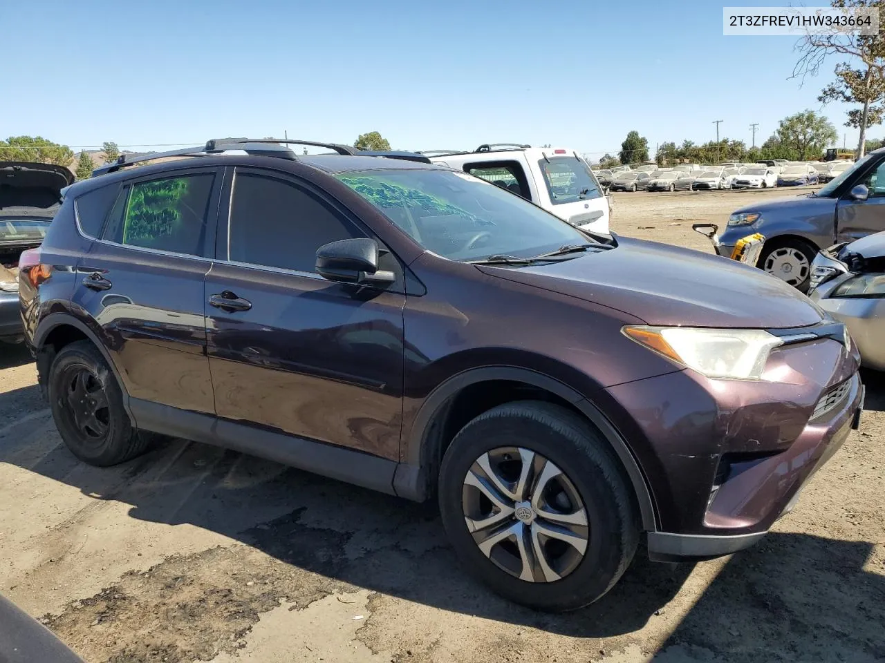 2017 Toyota Rav4 Le VIN: 2T3ZFREV1HW343664 Lot: 70482444