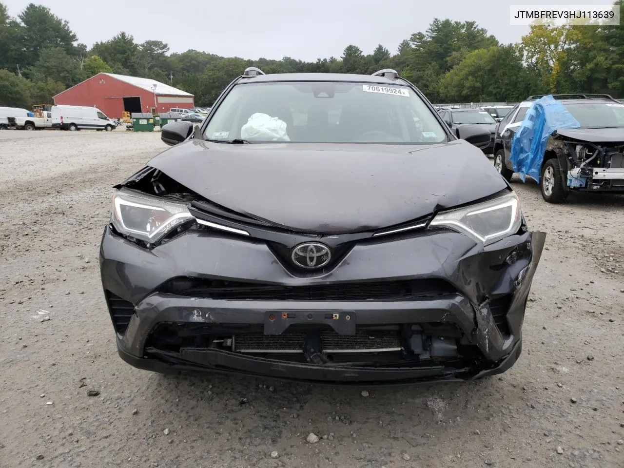 JTMBFREV3HJ113639 2017 Toyota Rav4 Le