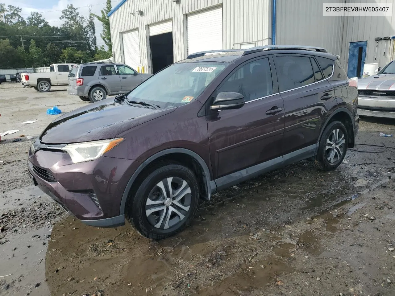 2017 Toyota Rav4 Le VIN: 2T3BFREV8HW605407 Lot: 70627534