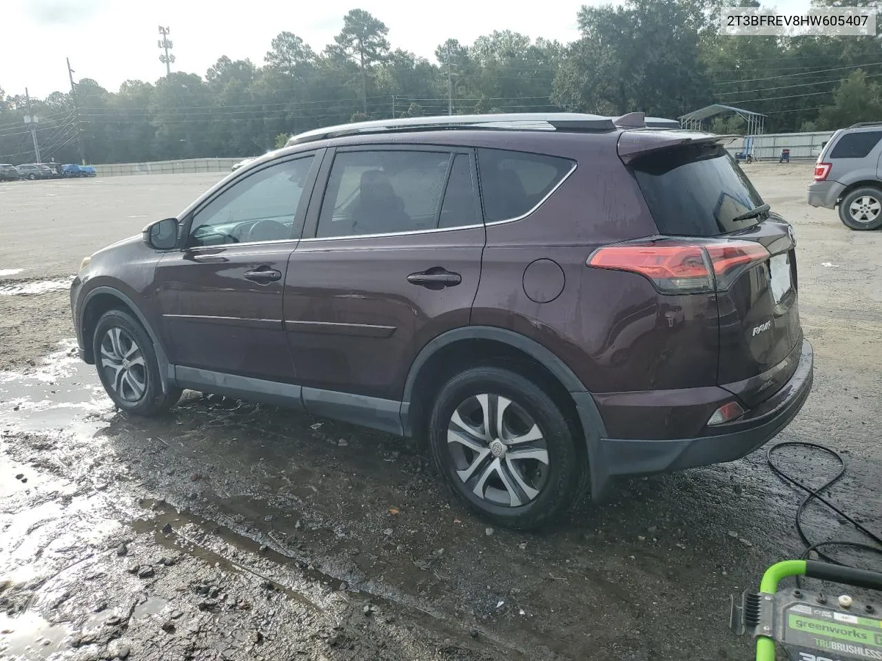 2017 Toyota Rav4 Le VIN: 2T3BFREV8HW605407 Lot: 70627534