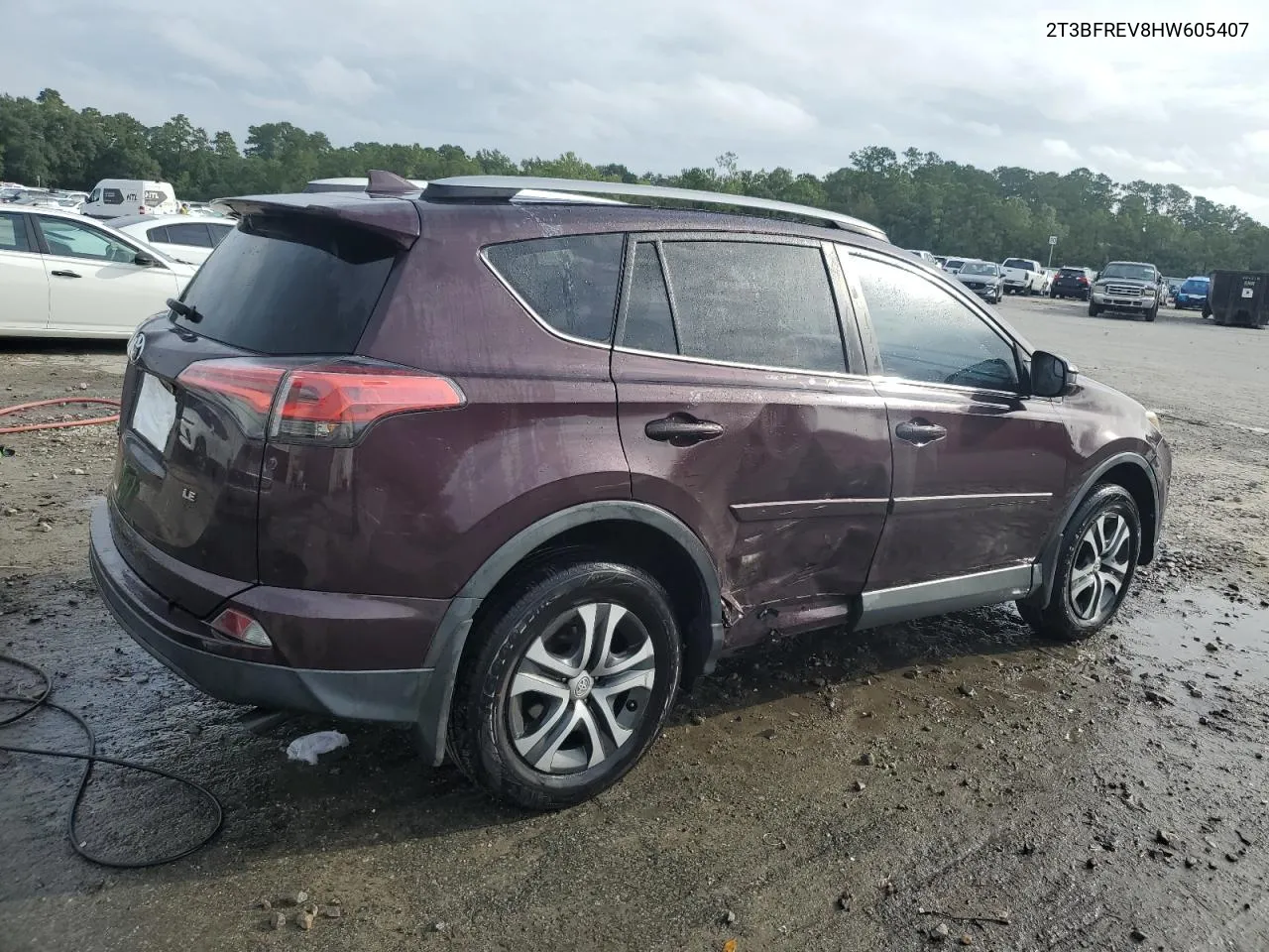 2017 Toyota Rav4 Le VIN: 2T3BFREV8HW605407 Lot: 70627534