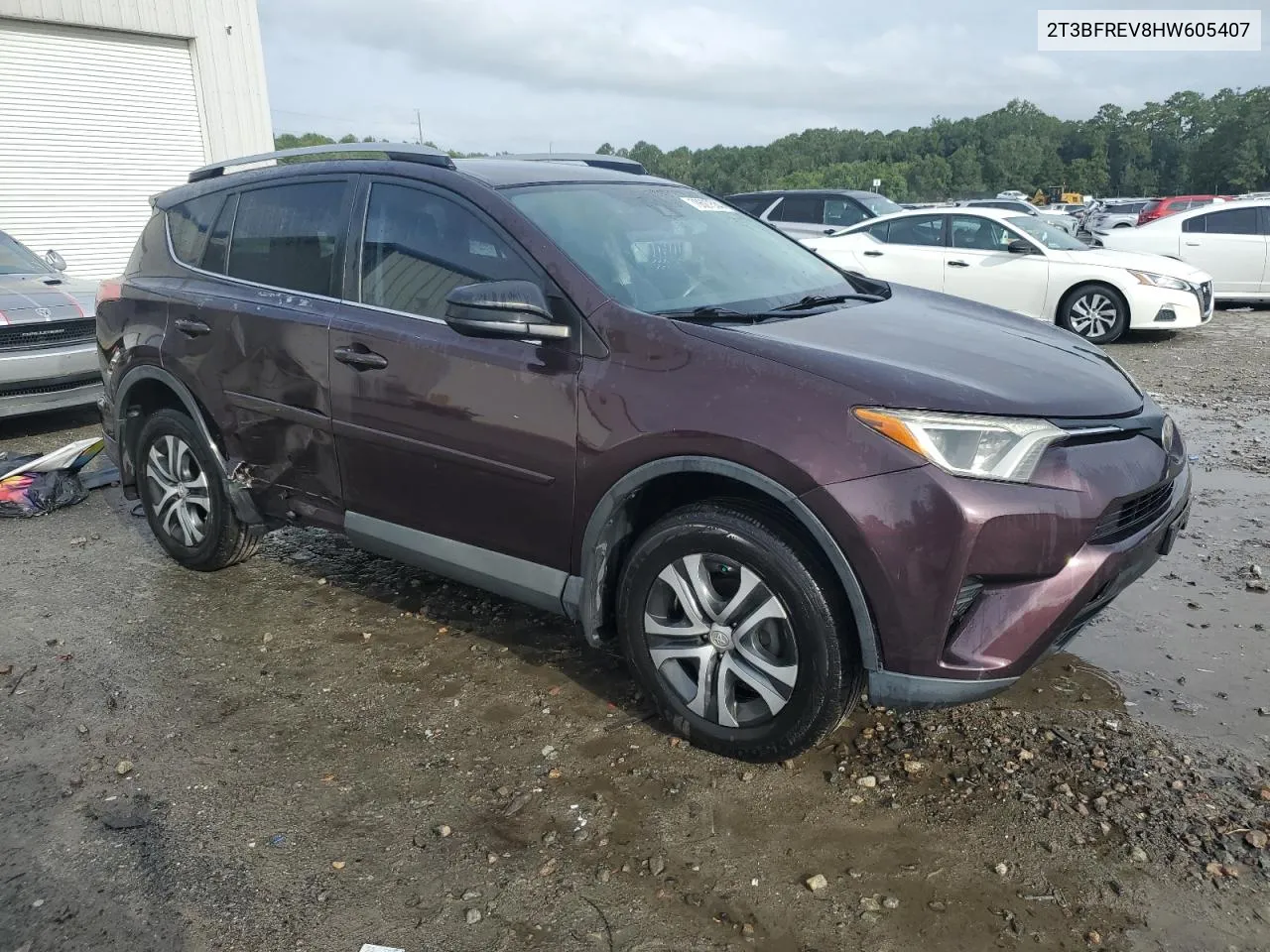 2017 Toyota Rav4 Le VIN: 2T3BFREV8HW605407 Lot: 70627534