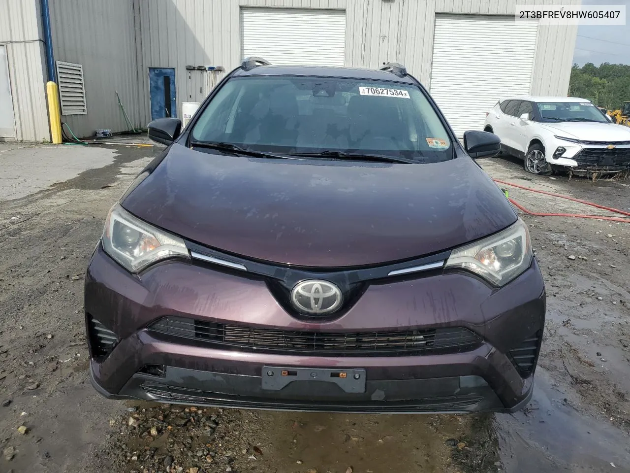 2017 Toyota Rav4 Le VIN: 2T3BFREV8HW605407 Lot: 70627534