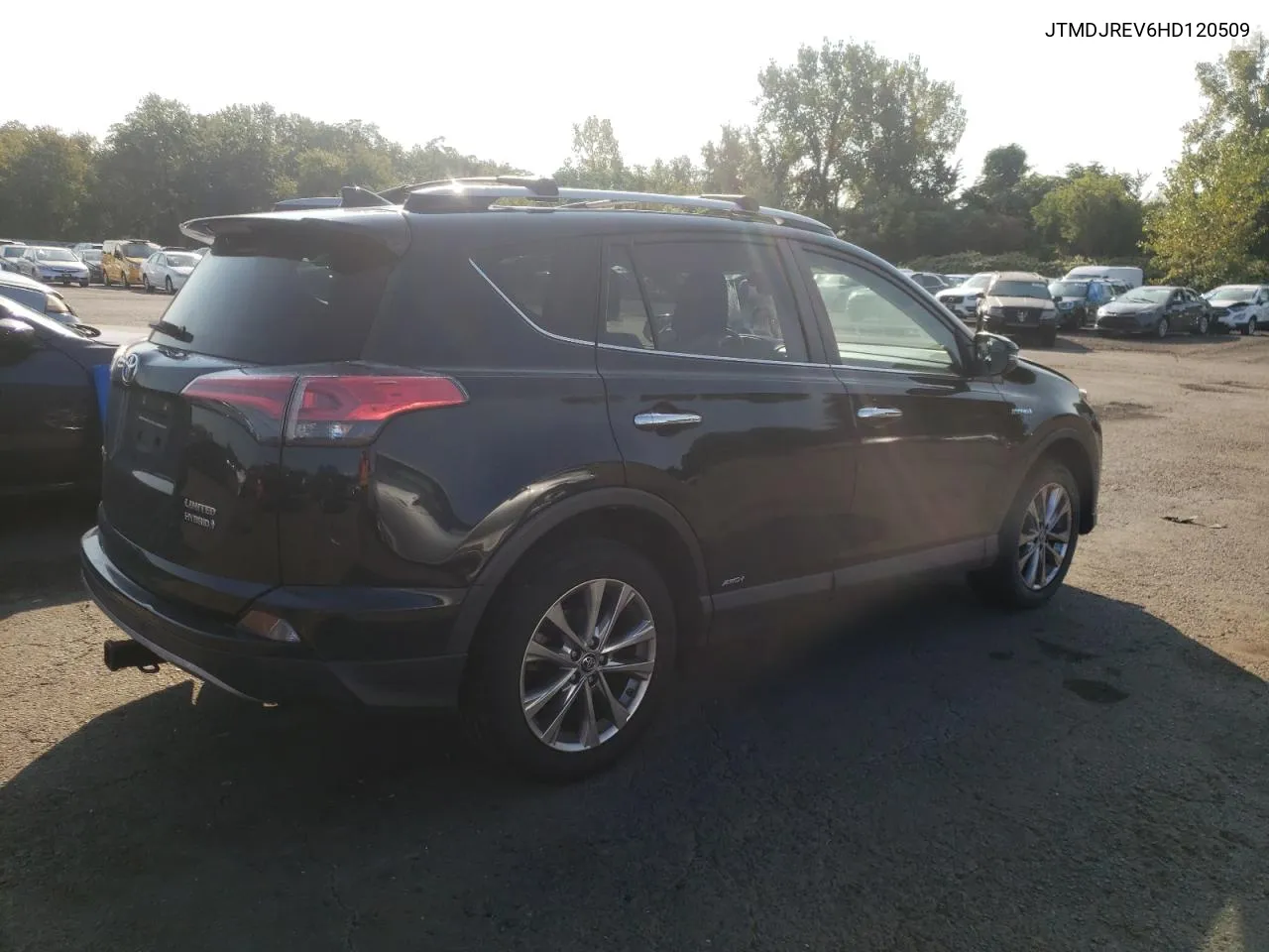 2017 Toyota Rav4 Hv Limited VIN: JTMDJREV6HD120509 Lot: 70717014