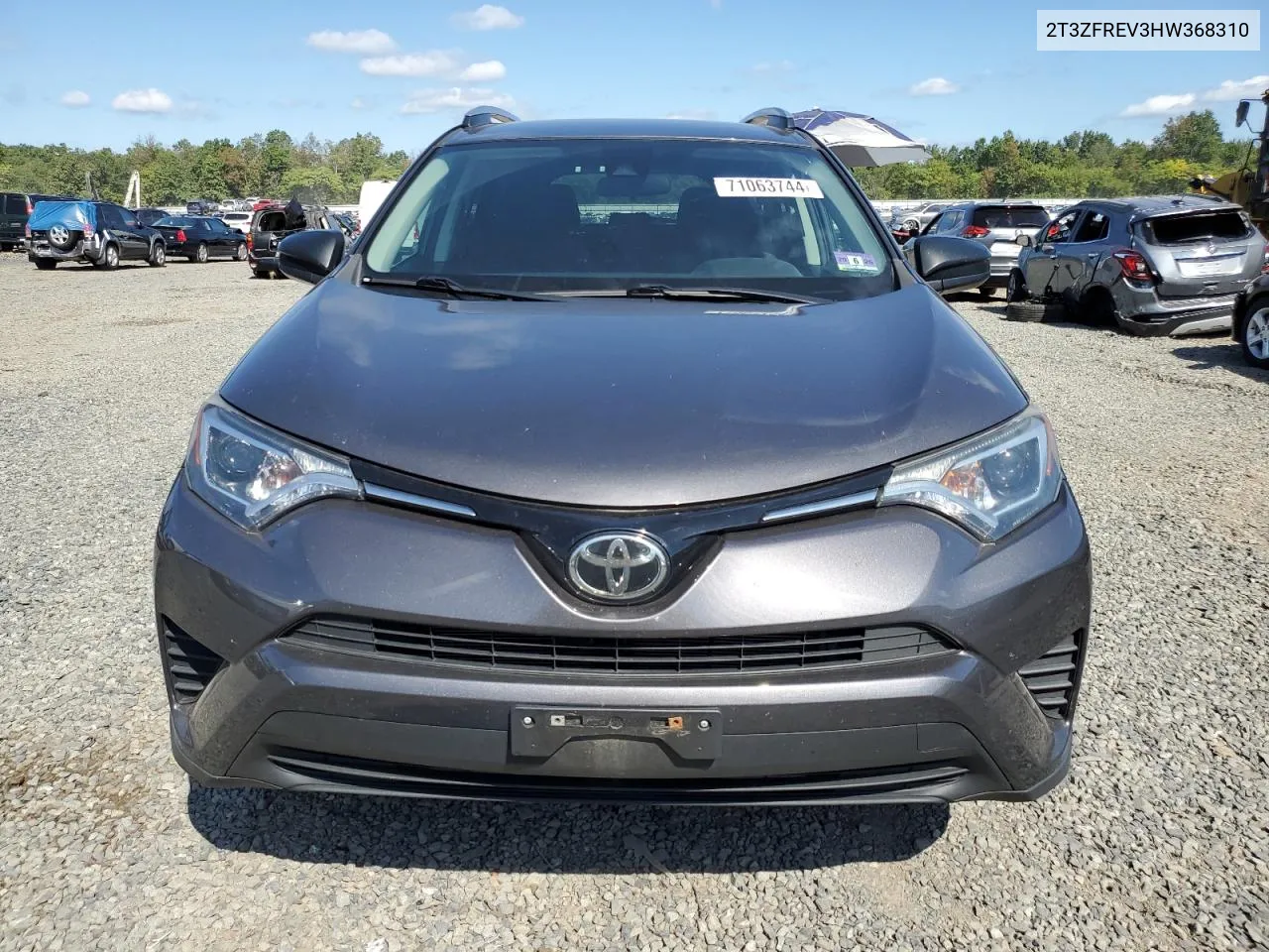 2017 Toyota Rav4 Le VIN: 2T3ZFREV3HW368310 Lot: 71063744