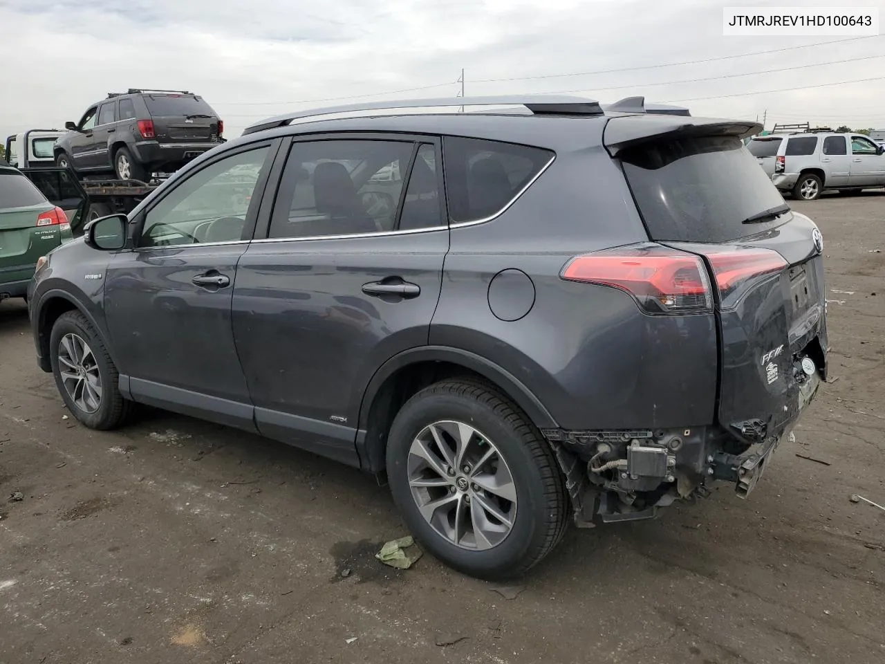 JTMRJREV1HD100643 2017 Toyota Rav4 Hv Le