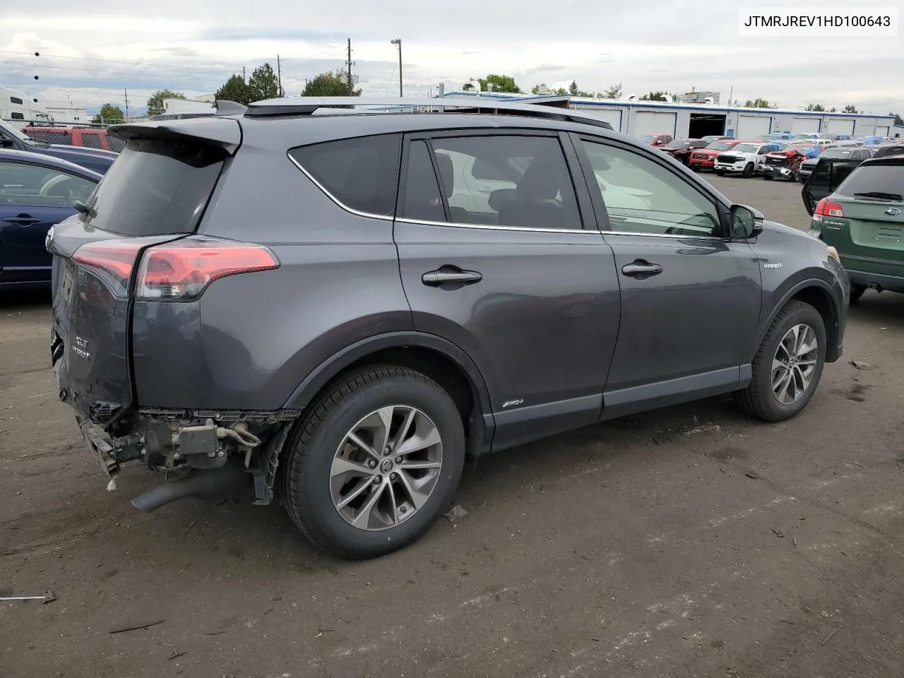 JTMRJREV1HD100643 2017 Toyota Rav4 Hv Le