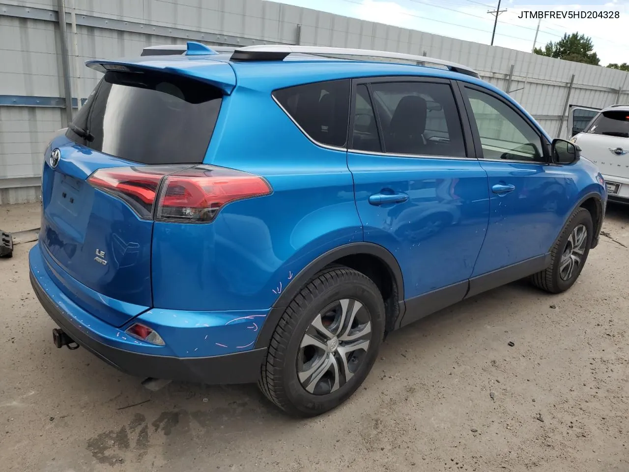 2017 Toyota Rav4 Le VIN: JTMBFREV5HD204328 Lot: 71292494