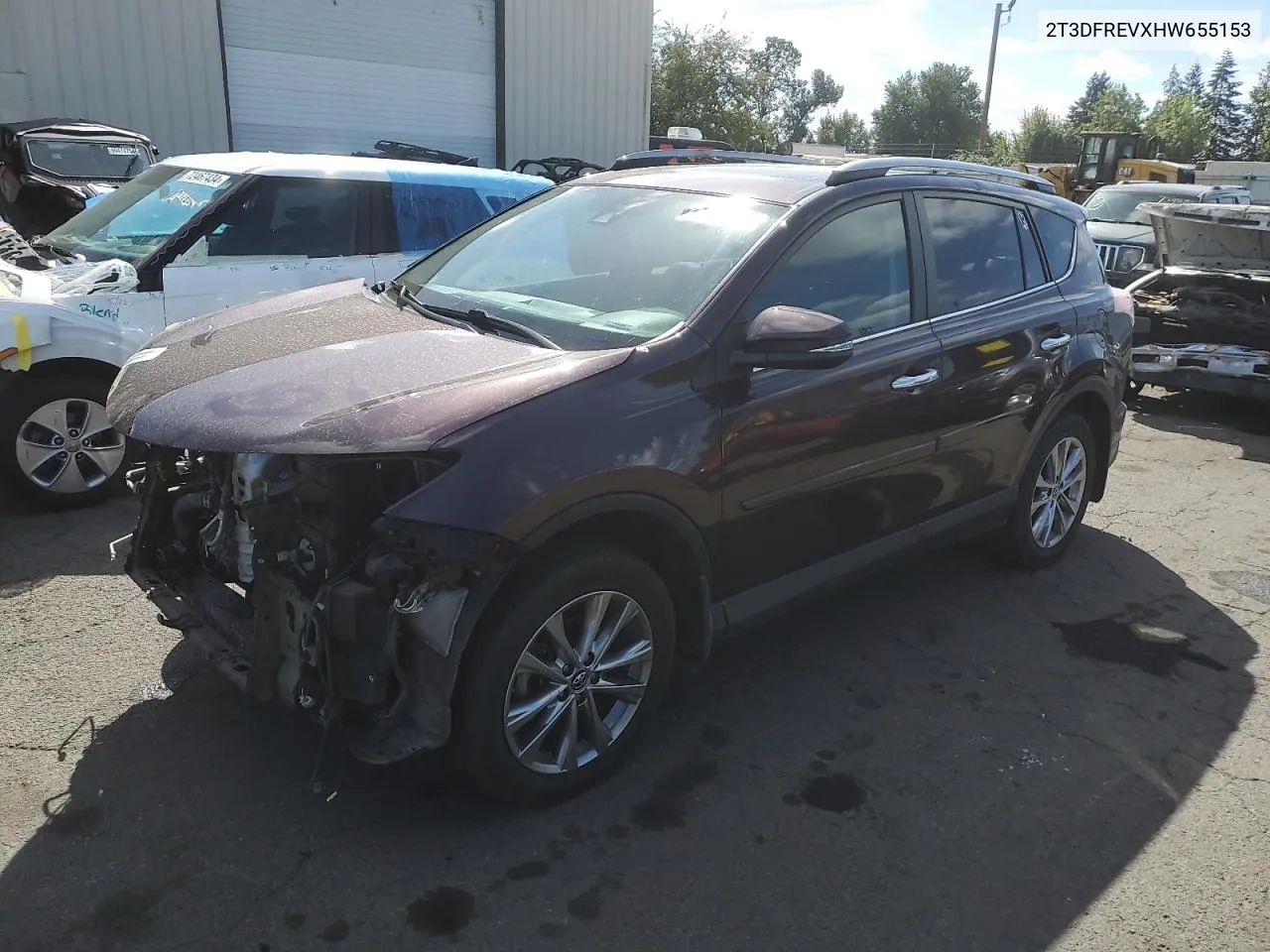 2T3DFREVXHW655153 2017 Toyota Rav4 Limited