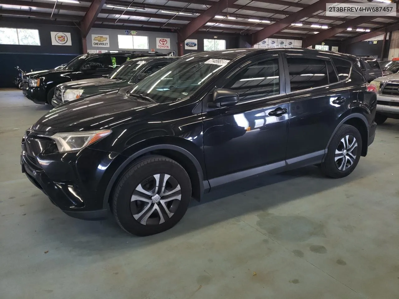 2017 Toyota Rav4 Le VIN: 2T3BFREV4HW687457 Lot: 71489854