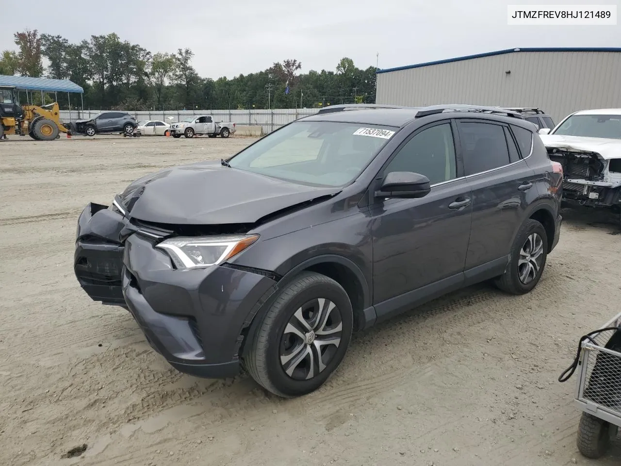 2017 Toyota Rav4 Le VIN: JTMZFREV8HJ121489 Lot: 71537094