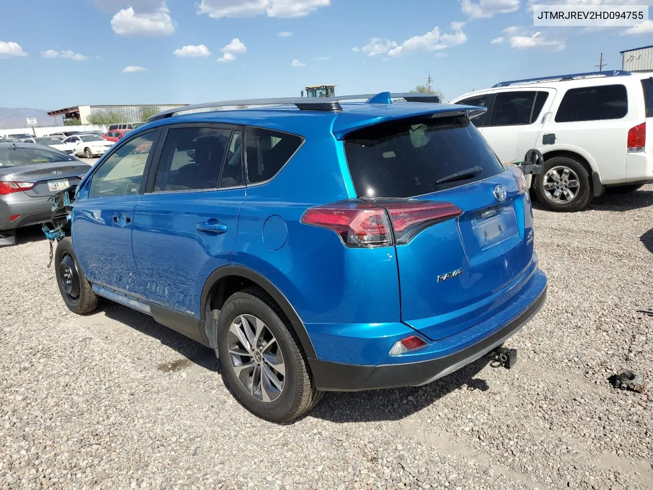 2017 Toyota Rav4 Hv Le VIN: JTMRJREV2HD094755 Lot: 71946224