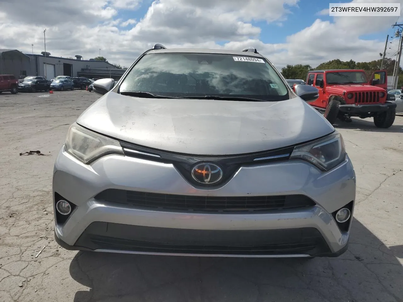 2017 Toyota Rav4 Xle VIN: 2T3WFREV4HW392697 Lot: 72148094