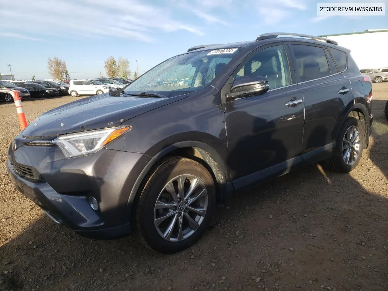 2017 Toyota Rav4 Limited VIN: 2T3DFREV9HW596385 Lot: 72246044