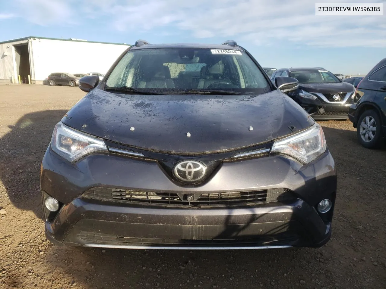 2017 Toyota Rav4 Limited VIN: 2T3DFREV9HW596385 Lot: 72246044