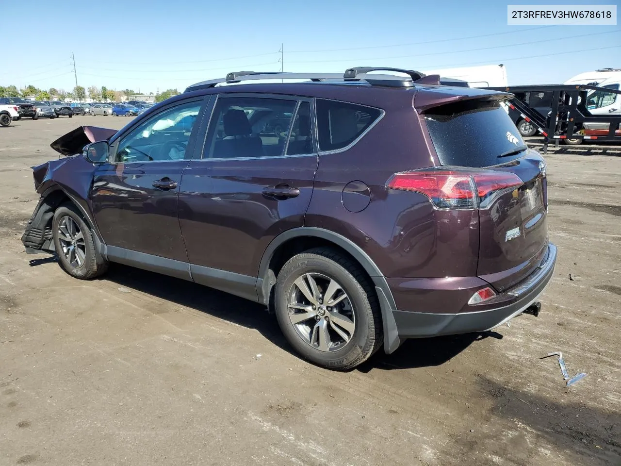 2017 Toyota Rav4 Xle VIN: 2T3RFREV3HW678618 Lot: 72518664