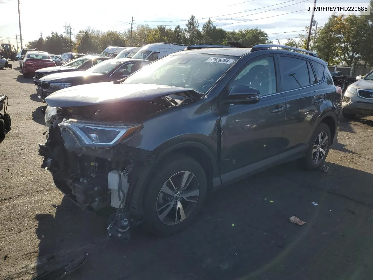 2017 Toyota Rav4 Xle VIN: JTMRFREV1HD220685 Lot: 72539854