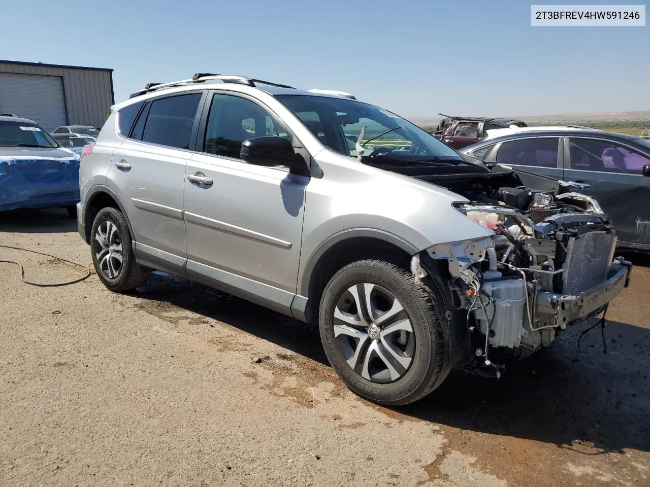 2017 Toyota Rav4 Le VIN: 2T3BFREV4HW591246 Lot: 72541954