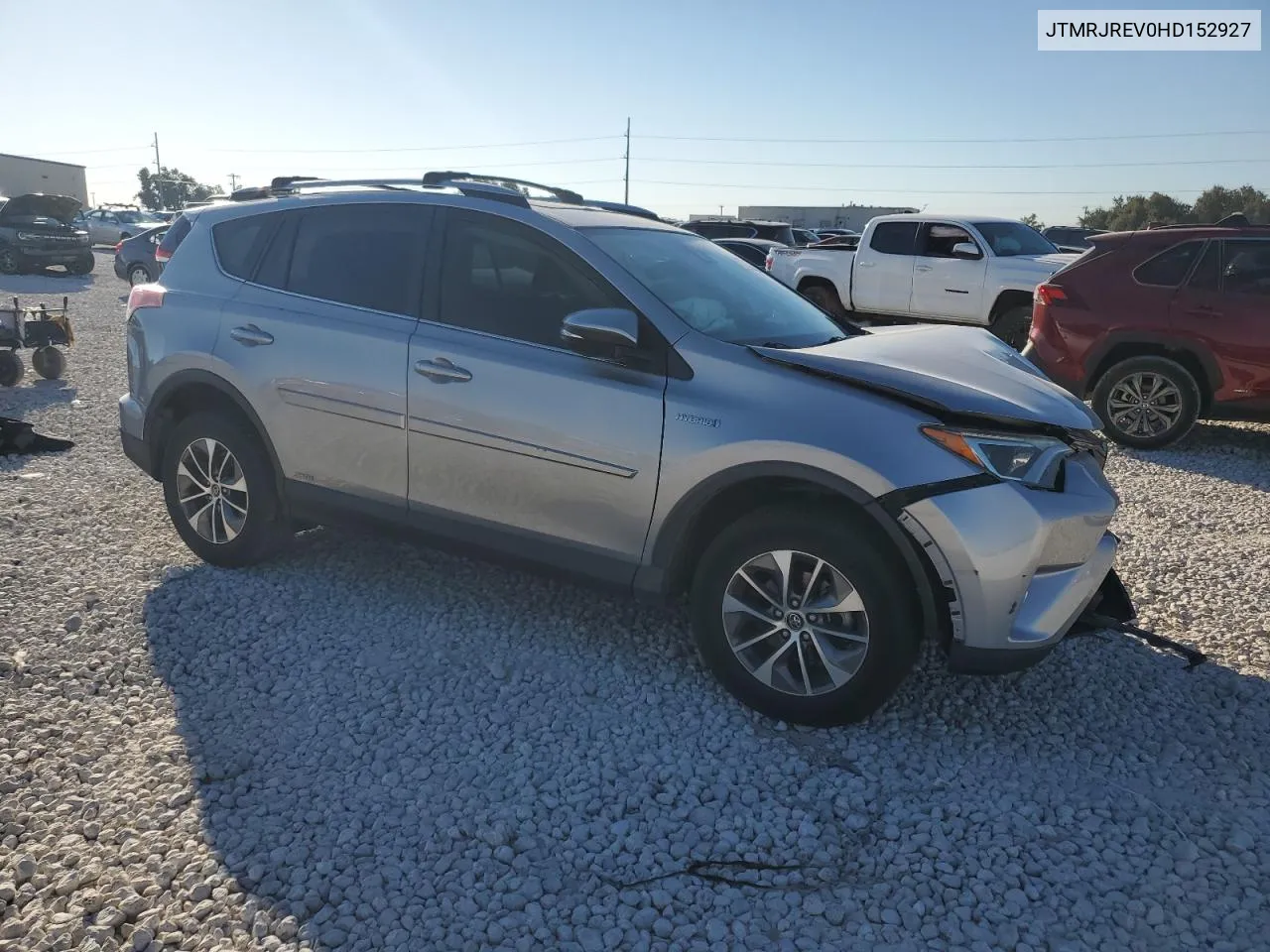 2017 Toyota Rav4 Hv Le VIN: JTMRJREV0HD152927 Lot: 72858614