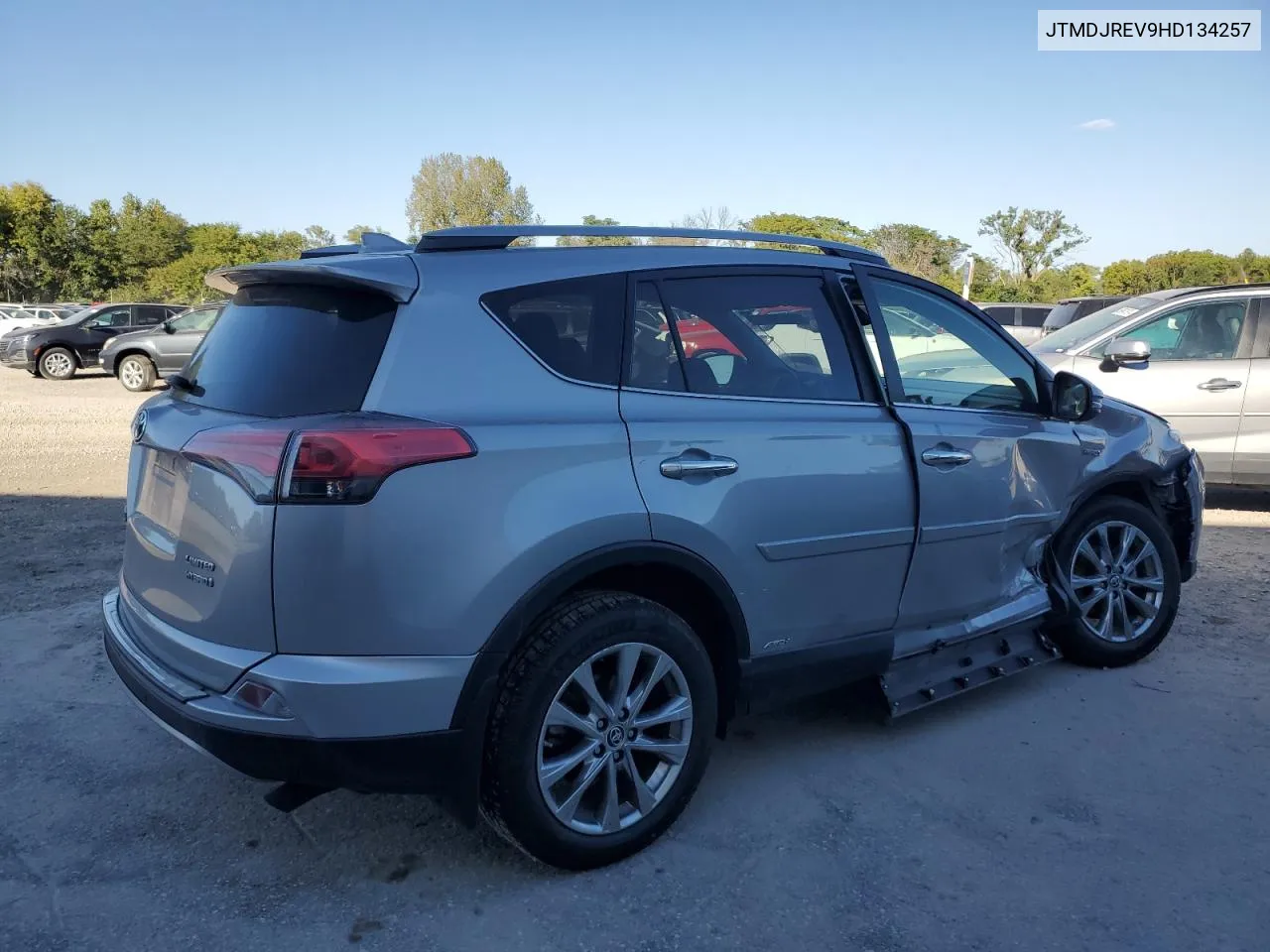 2017 Toyota Rav4 Hv Limited VIN: JTMDJREV9HD134257 Lot: 72948594