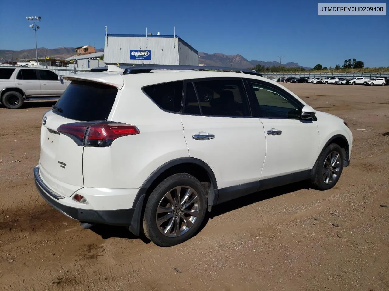 2017 Toyota Rav4 Limited VIN: JTMDFREV0HD209400 Lot: 73183874