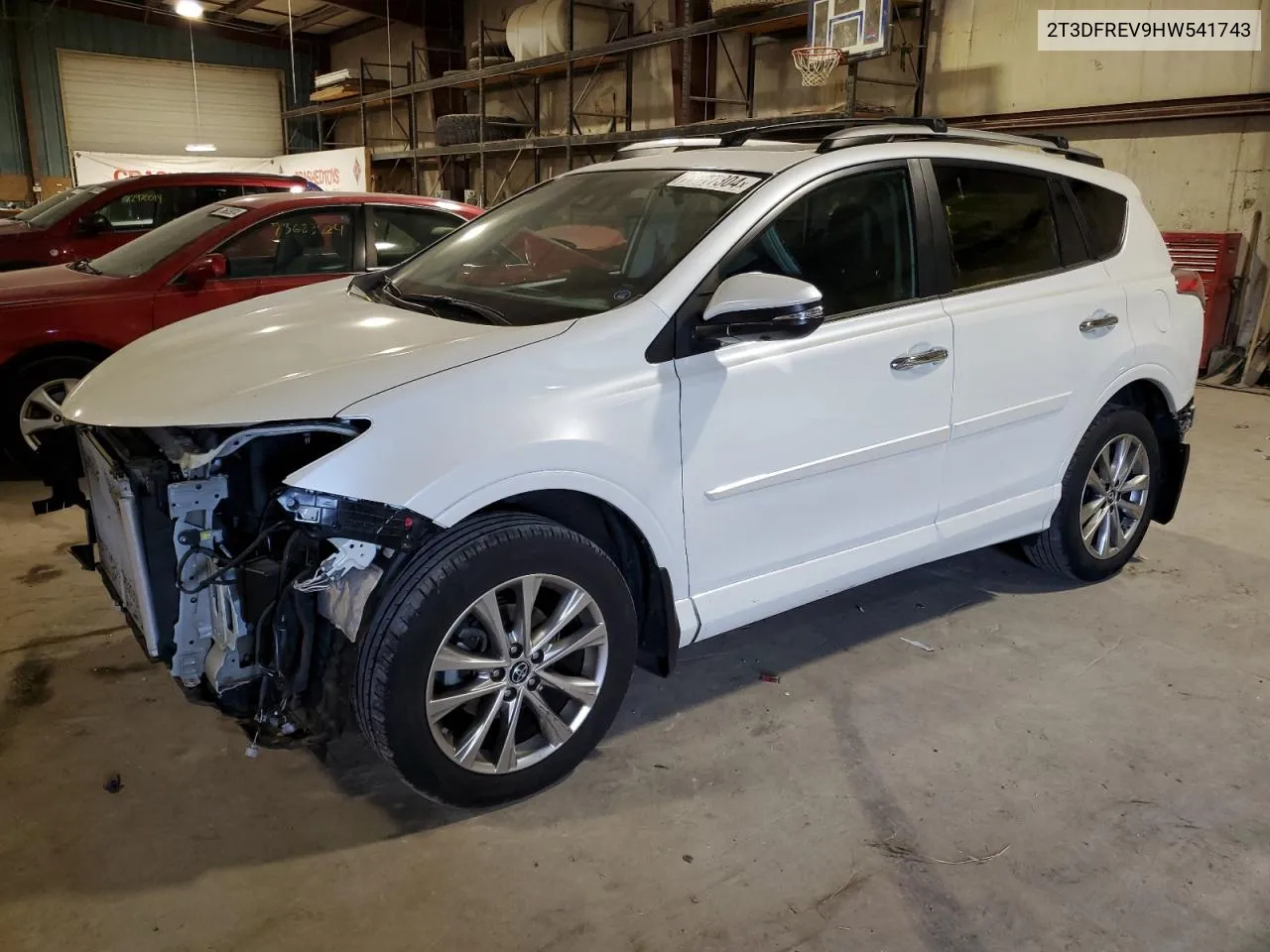 2017 Toyota Rav4 Limited VIN: 2T3DFREV9HW541743 Lot: 73317304