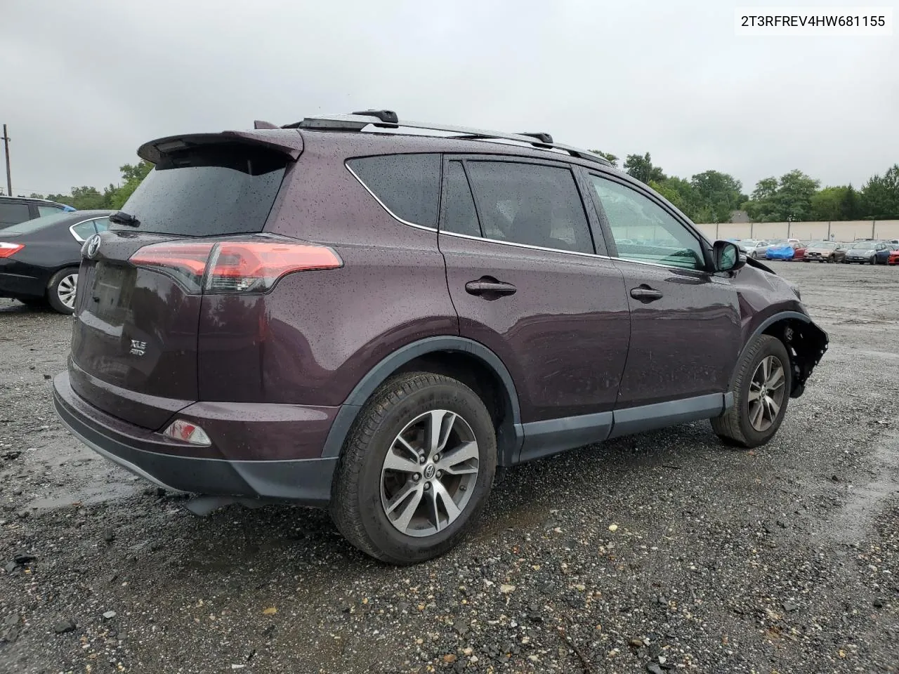 2017 Toyota Rav4 Xle VIN: 2T3RFREV4HW681155 Lot: 73321604