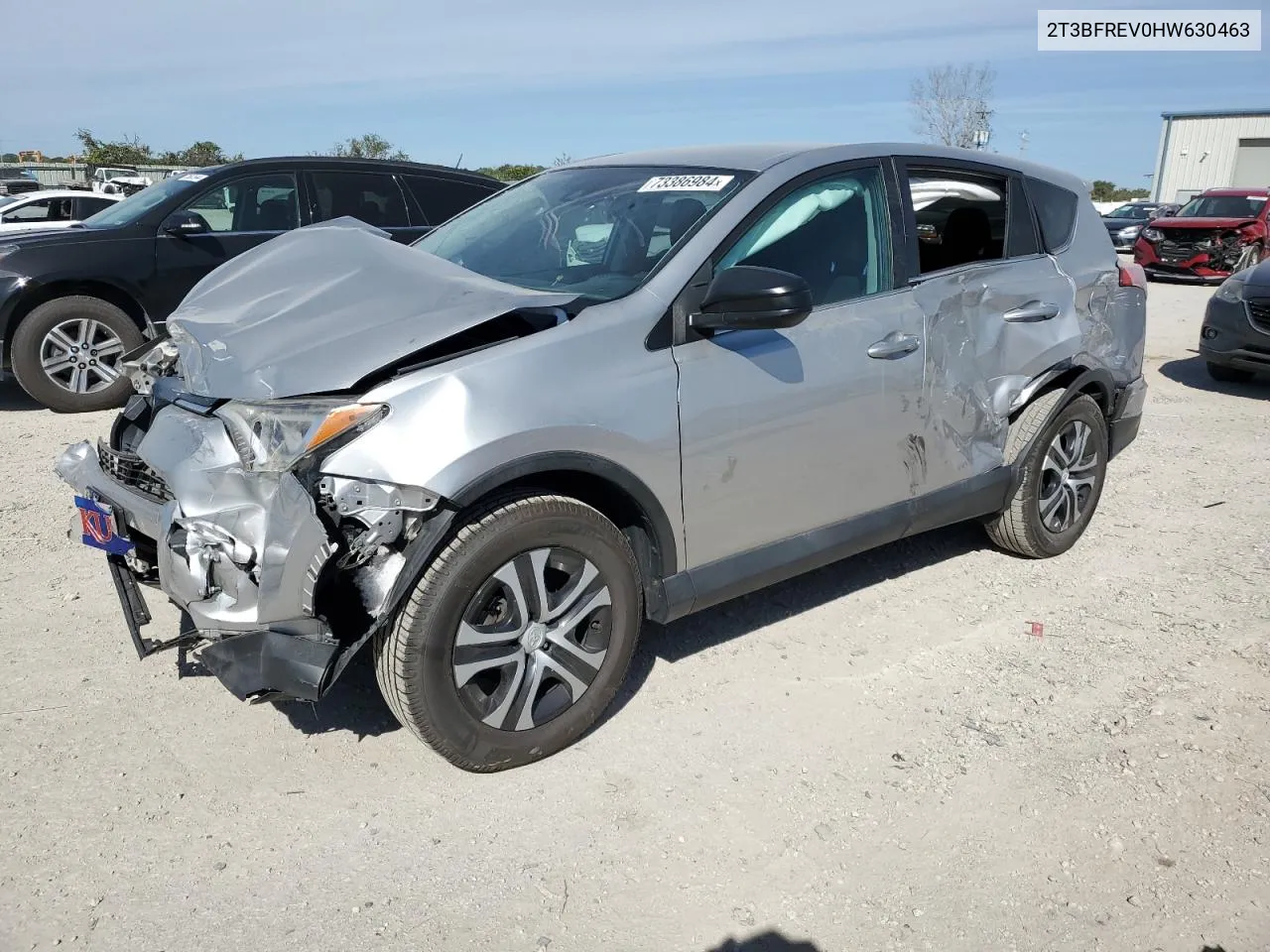 2017 Toyota Rav4 Le VIN: 2T3BFREV0HW630463 Lot: 73386984