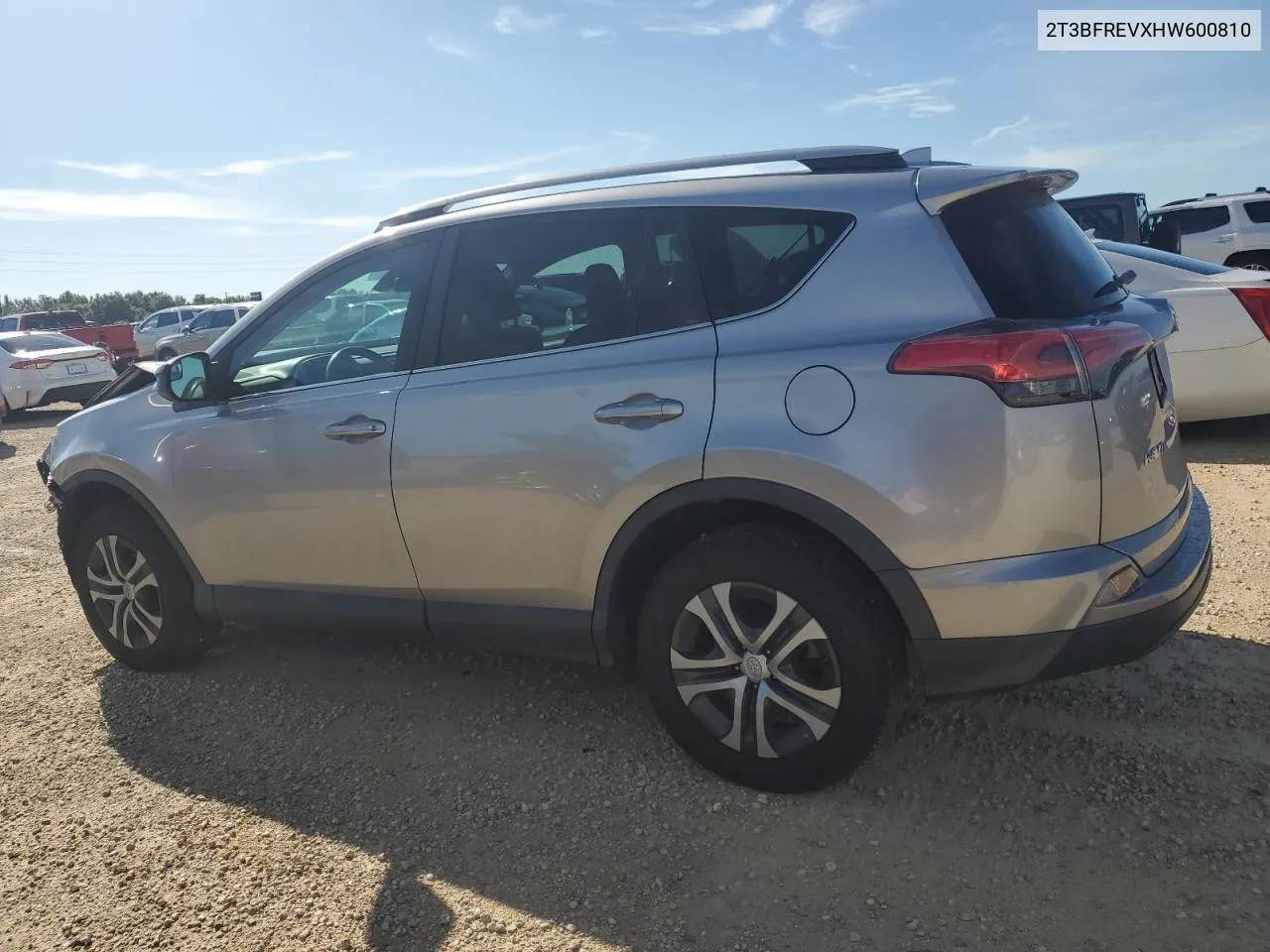 2017 Toyota Rav4 Le VIN: 2T3BFREVXHW600810 Lot: 73493854