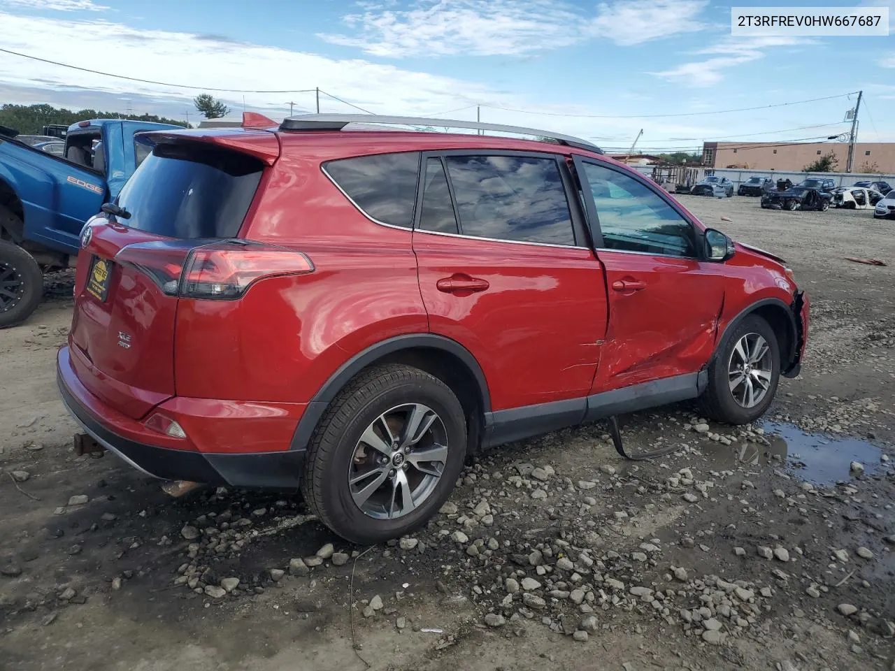 2017 Toyota Rav4 Xle VIN: 2T3RFREV0HW667687 Lot: 73557274