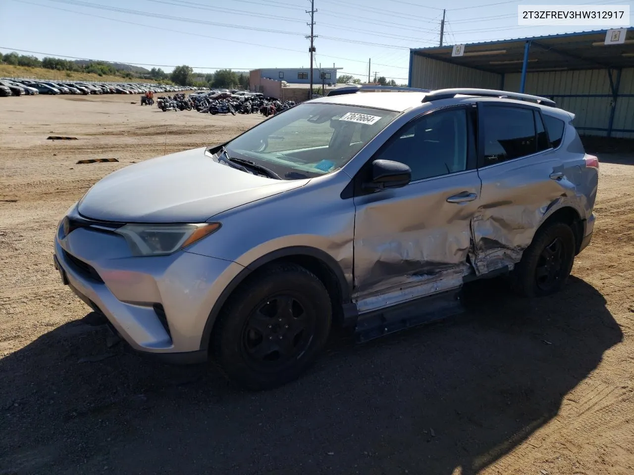 2017 Toyota Rav4 Le VIN: 2T3ZFREV3HW312917 Lot: 73676664