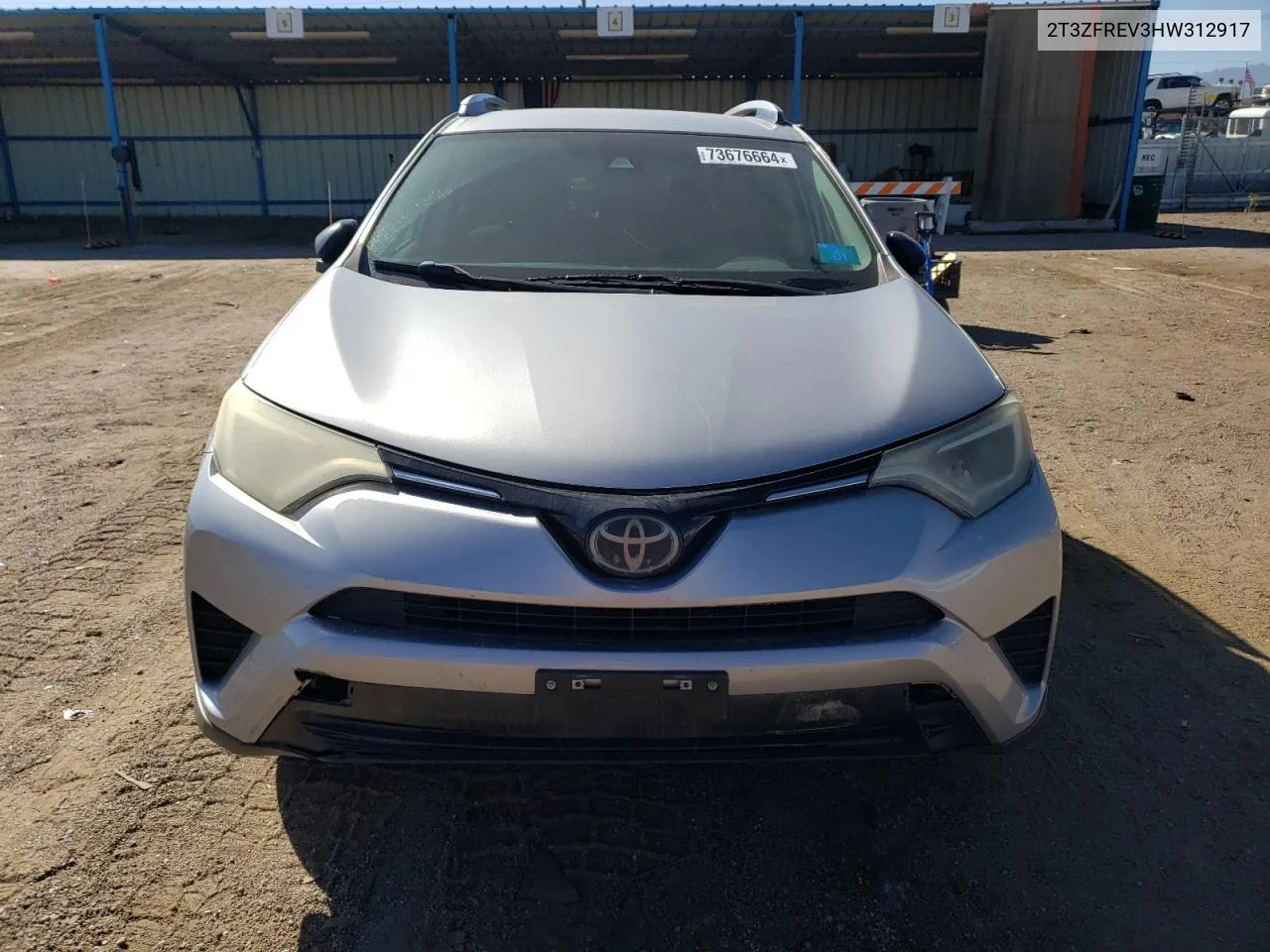 2017 Toyota Rav4 Le VIN: 2T3ZFREV3HW312917 Lot: 73676664