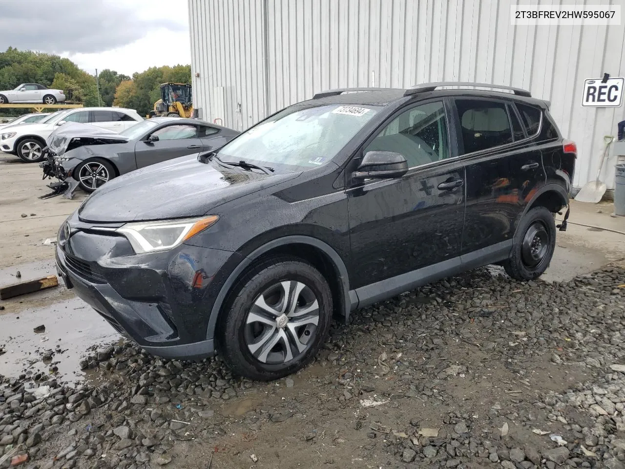 2017 Toyota Rav4 Le VIN: 2T3BFREV2HW595067 Lot: 73734694