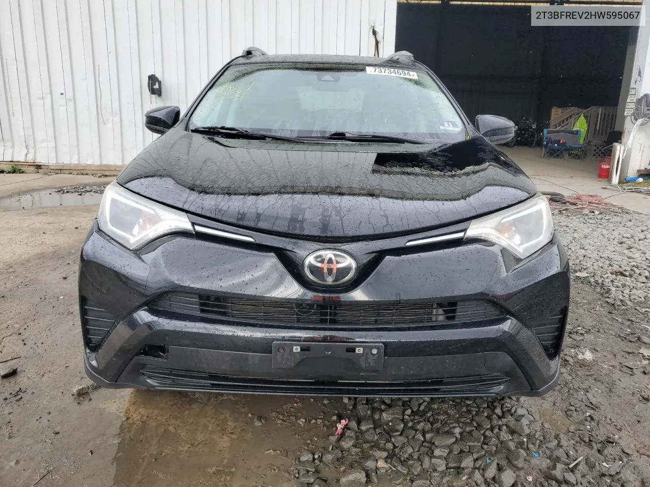 2017 Toyota Rav4 Le VIN: 2T3BFREV2HW595067 Lot: 73734694