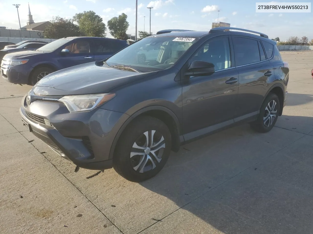 2017 Toyota Rav4 Le VIN: 2T3BFREV4HW550213 Lot: 73957354