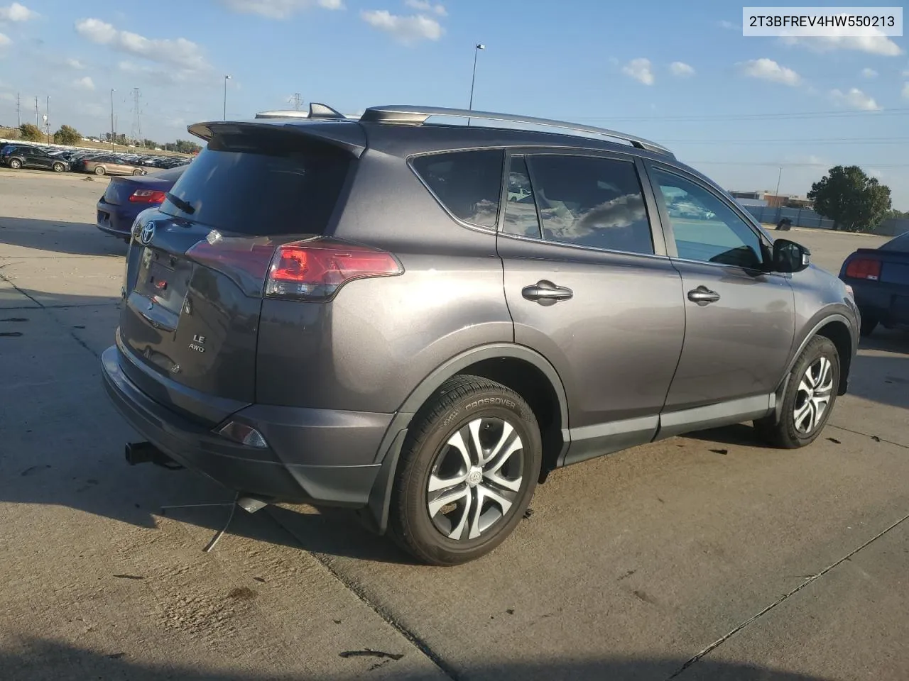 2017 Toyota Rav4 Le VIN: 2T3BFREV4HW550213 Lot: 73957354