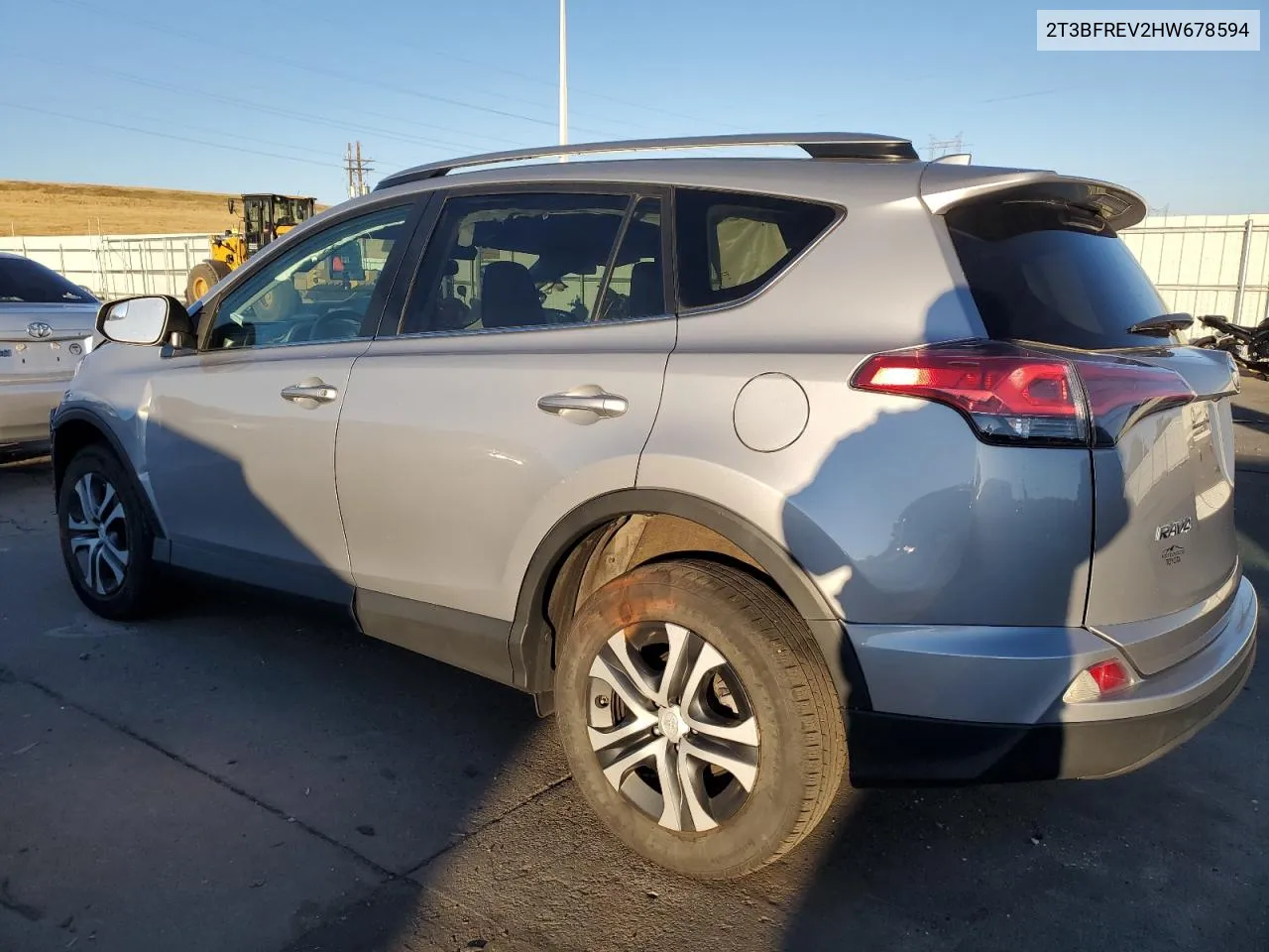 2017 Toyota Rav4 Le VIN: 2T3BFREV2HW678594 Lot: 74258254