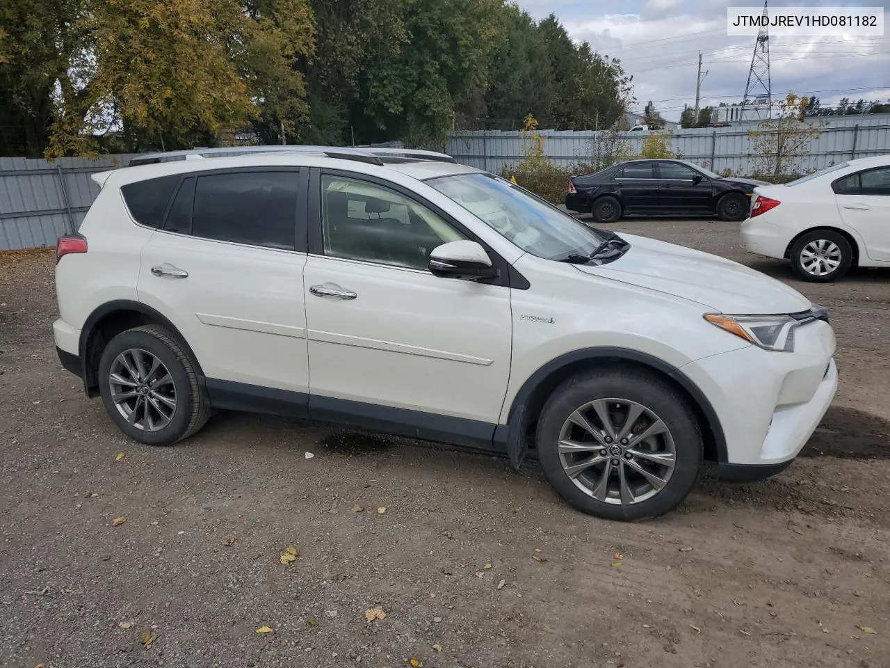 2017 Toyota Rav4 Hv Limited VIN: JTMDJREV1HD081182 Lot: 75326784