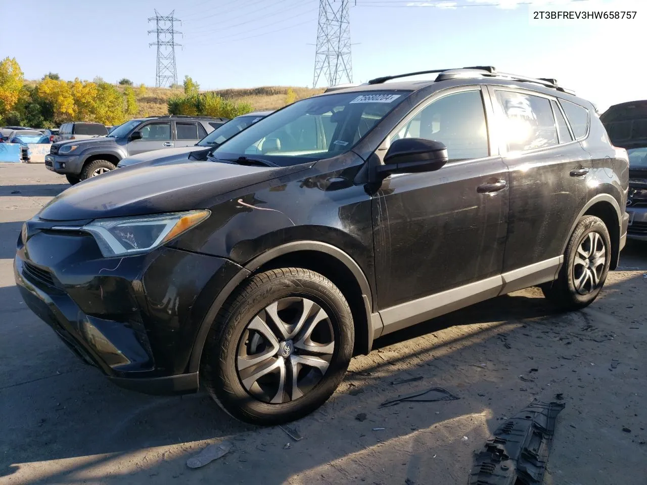 2017 Toyota Rav4 Le VIN: 2T3BFREV3HW658757 Lot: 75680204