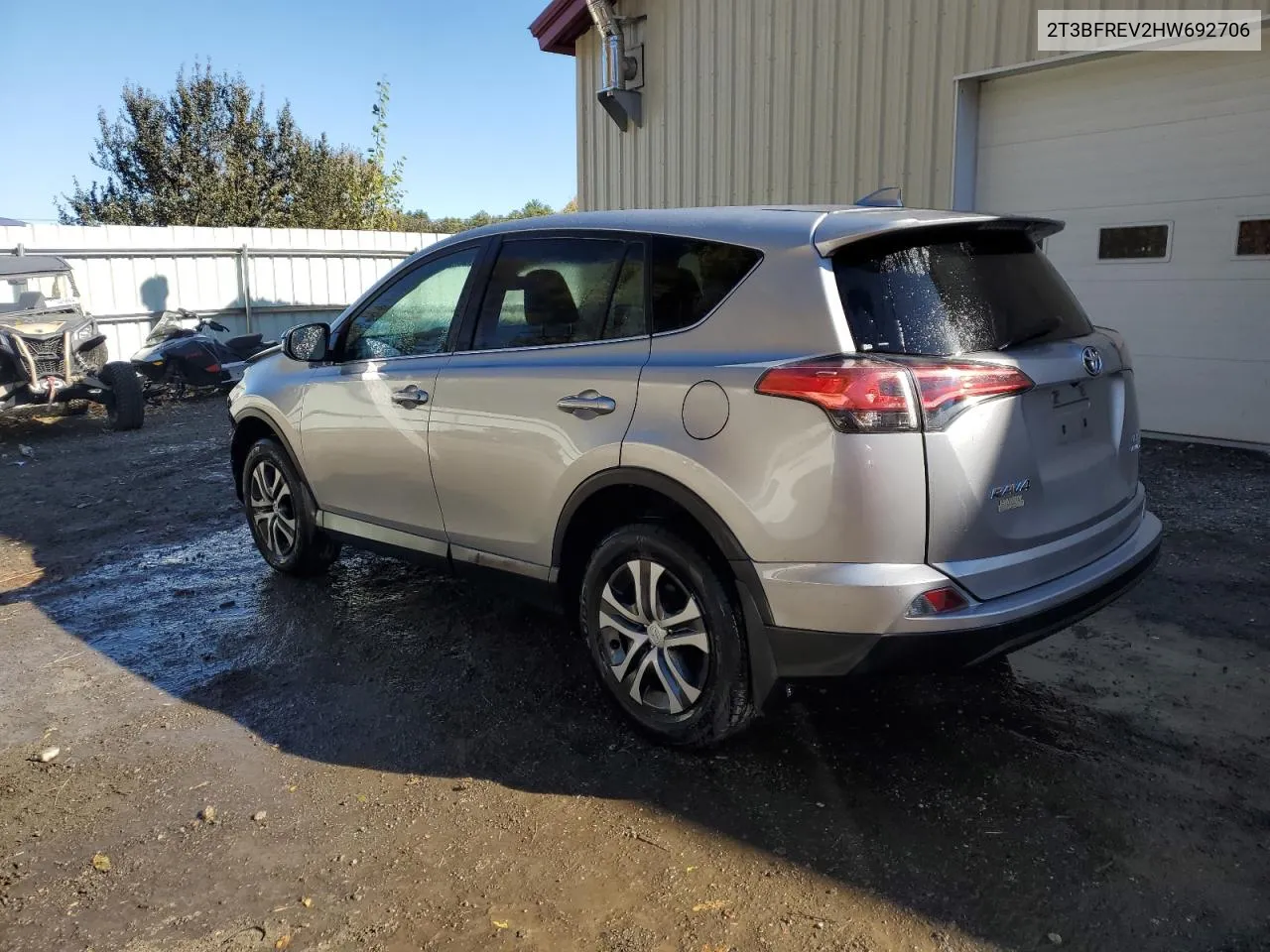 2017 Toyota Rav4 Le VIN: 2T3BFREV2HW692706 Lot: 76488804