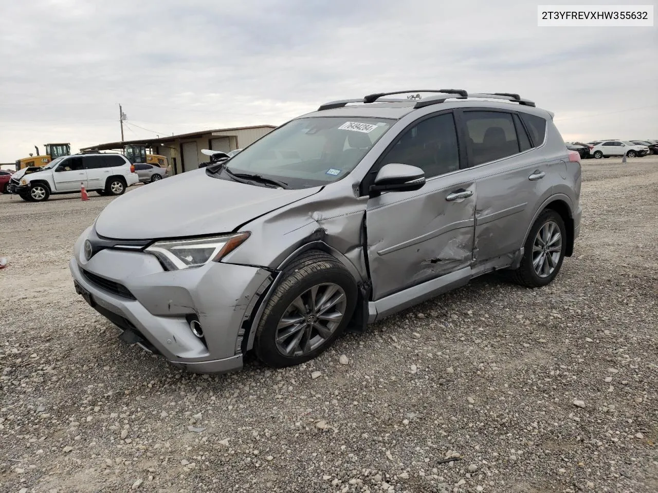 2T3YFREVXHW355632 2017 Toyota Rav4 Limited