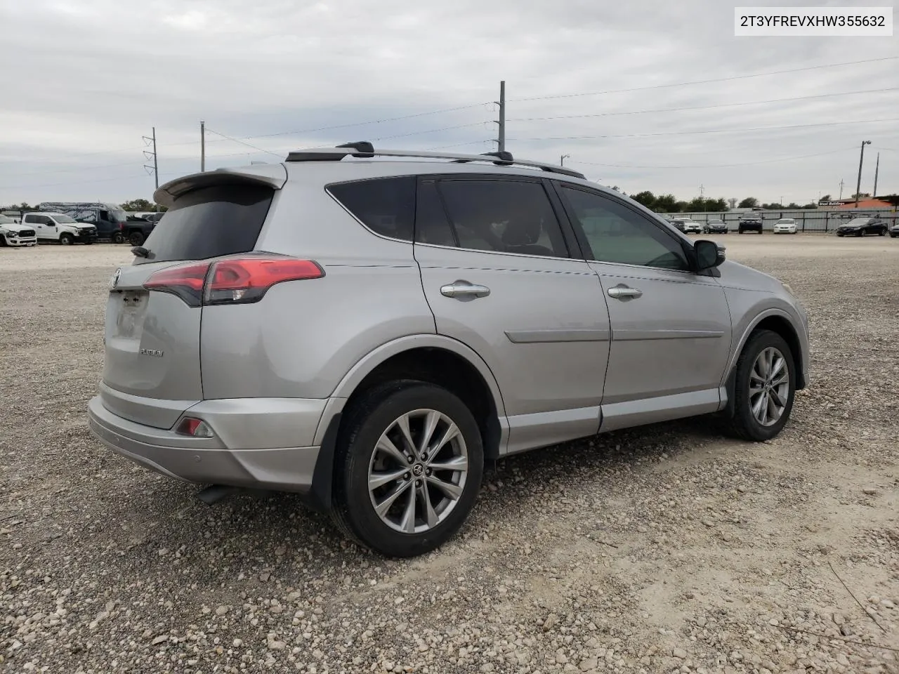 2T3YFREVXHW355632 2017 Toyota Rav4 Limited