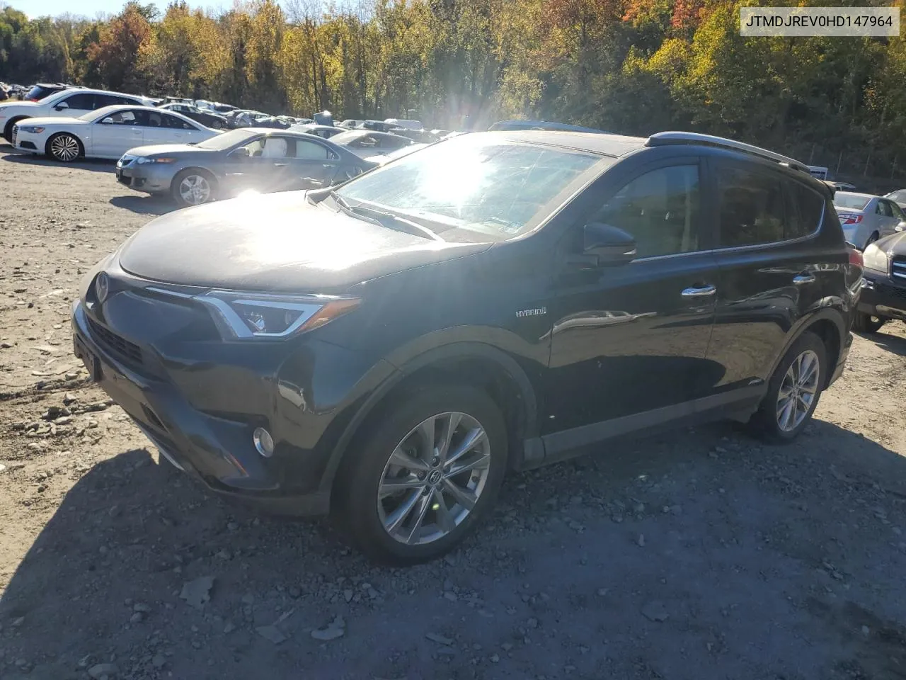 JTMDJREV0HD147964 2017 Toyota Rav4 Hv Limited