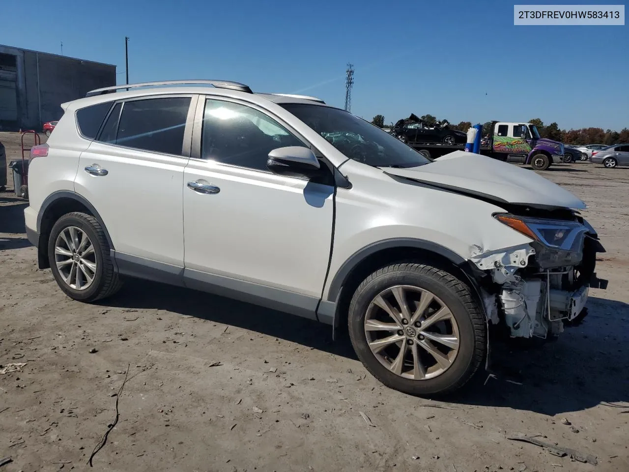 2017 Toyota Rav4 Limited VIN: 2T3DFREV0HW583413 Lot: 76714184