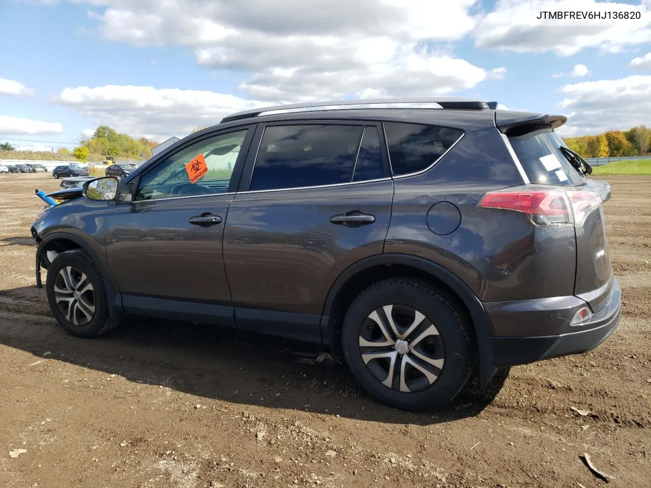 2017 Toyota Rav4 Le VIN: JTMBFREV6HJ136820 Lot: 76732254