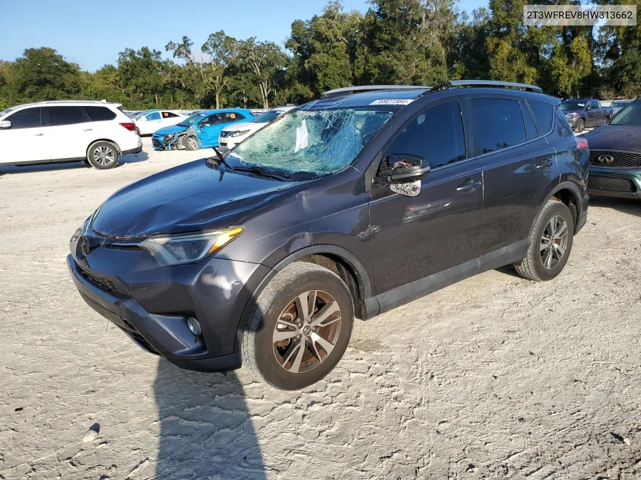 2017 Toyota Rav4 Xle VIN: 2T3WFREV8HW313662 Lot: 76927364